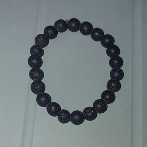 Black Beaded Bracelet